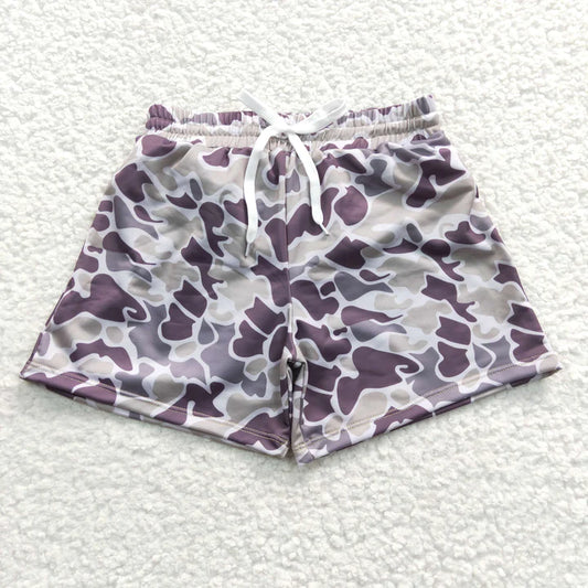 Camo swim shorts