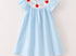 Smocked striped apple dress