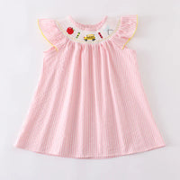 Smocked back to school dress