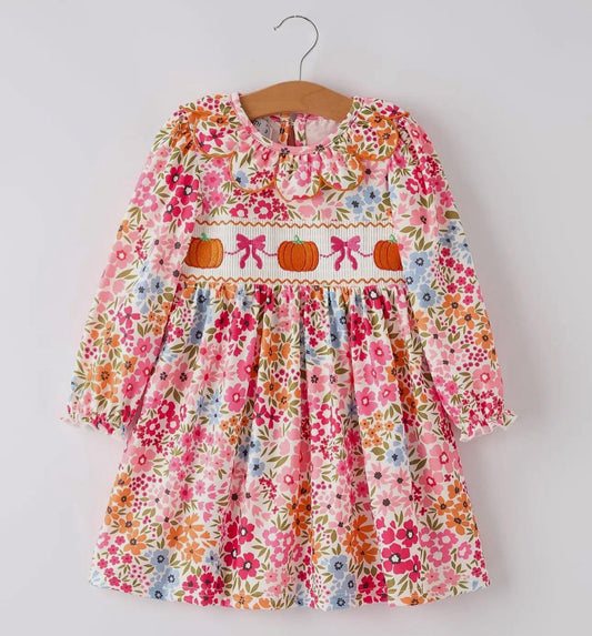 Floral pumpkin dress