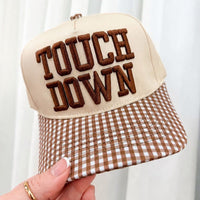 Touchdown checkered hat