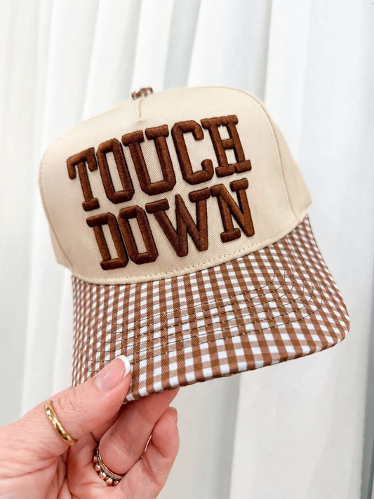Touchdown checkered hat