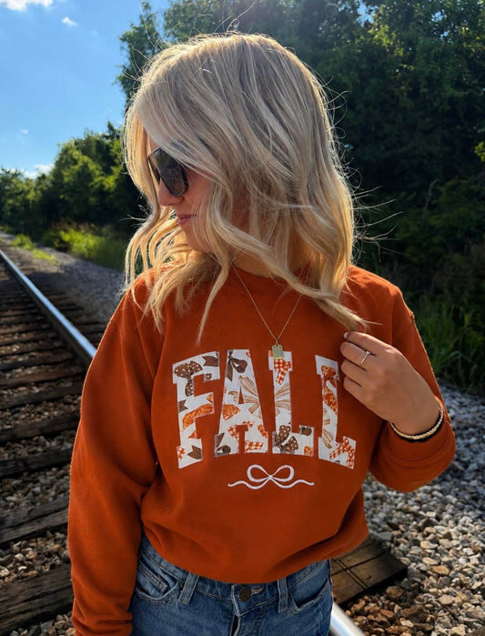 Fall bow sweatshirt