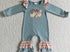 Girls pumpkin romper