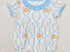 Watercolor pumpkin romper