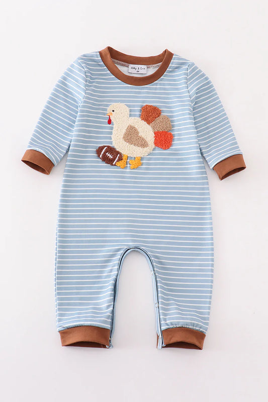 Turkey football boys romper