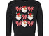 Christmas bow sweatshirt mama + mini