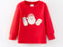 Red Milk & Cookies boys top