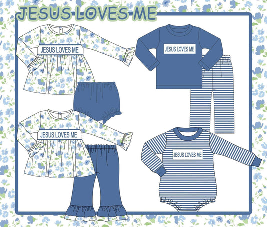 Jesus loves me girls pant set