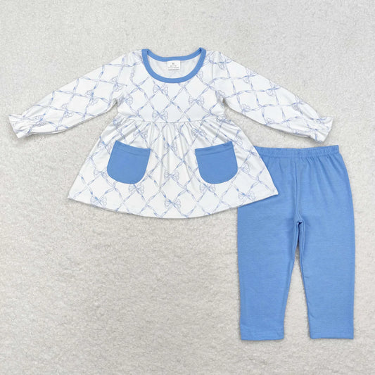 Bow pant set