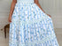 Blue floral maxi dress