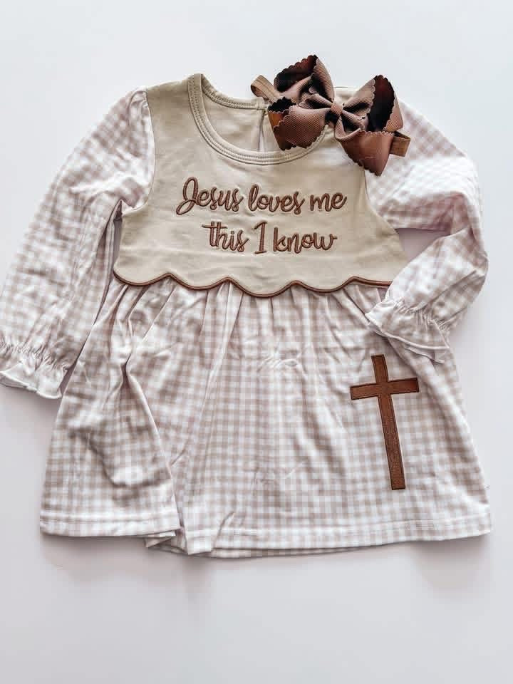 Jesus loves me this I know dress