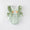 Green gingham bunny bubble