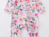 Pink floral bamboo zippy