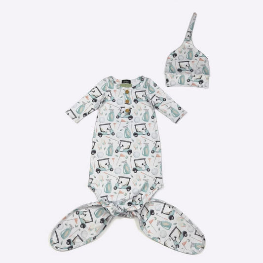 Golf baby knotted gown
