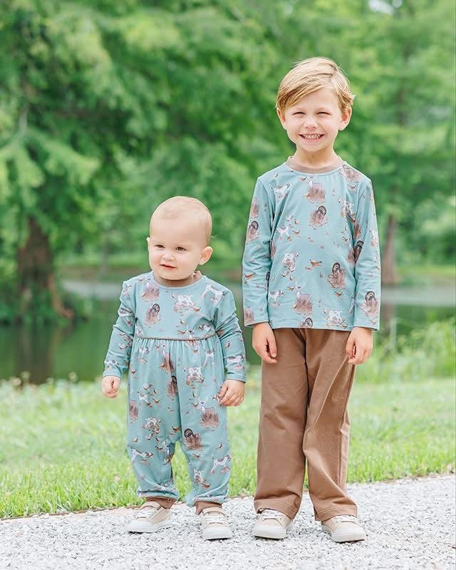 Heritage hunting romper
