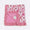 Pink floral ruffle lined blanket