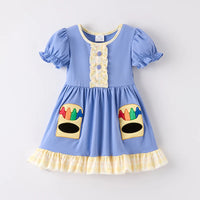 Girls crayon dress