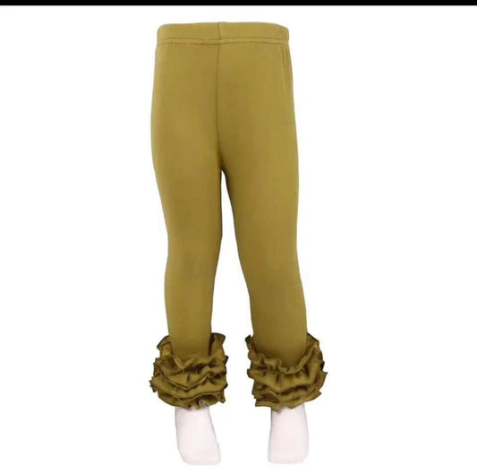 Girls olive icing leggings SIZE 12M