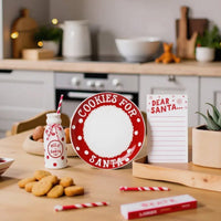 Santa milk & cookies 3 pc set