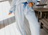 Blue striped pant set