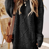 Black sweater dress