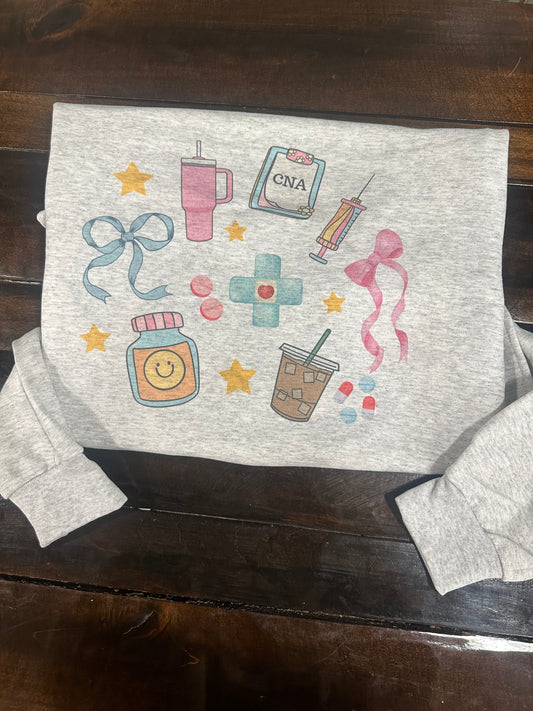 CNA healthcare sweatshirt- M