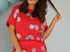 Red patriotic glasses short set