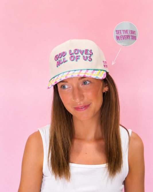 God loves all of us hat