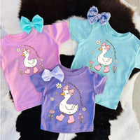 Purple silly goose tee