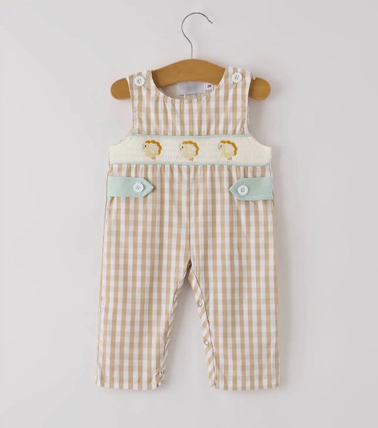 Gingham turkey smocked Jon Jon