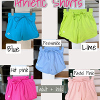 Women’s periwinkle shorts