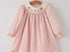 Turkey pumpkin smocked dress