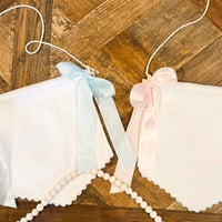 baby banner- INCLUDES EMBROIDERY