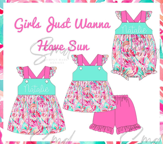 Girls just wanna have sun- Bubble