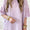 Mineral wash oversized tee- purple