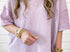 Mineral wash oversized tee- purple