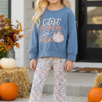 Cutest pumpkin in the patch girls set