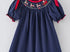 Smocked Santa sleigh dress