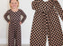Wide leg checkered bamboo jumpsuit