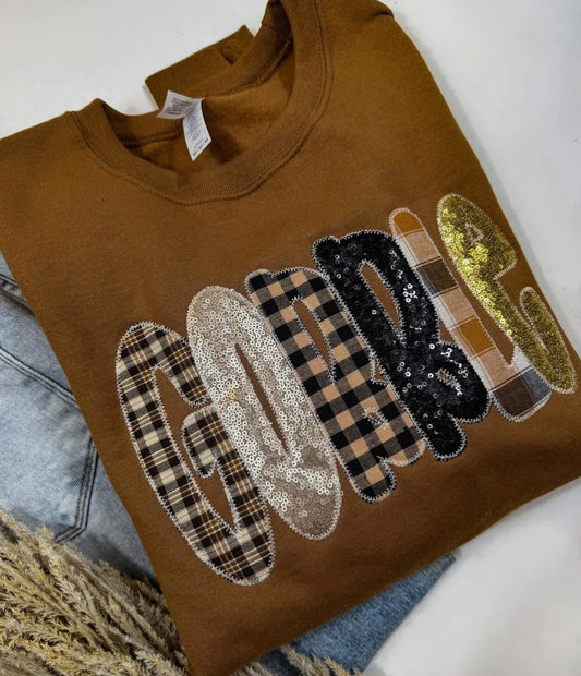 Gobble appliqué