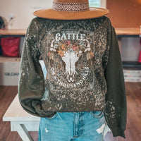 He owns the cattle sweatshirt