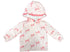 Pink bow rain jacket