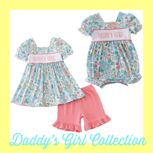Daddy’s girl floral bubble