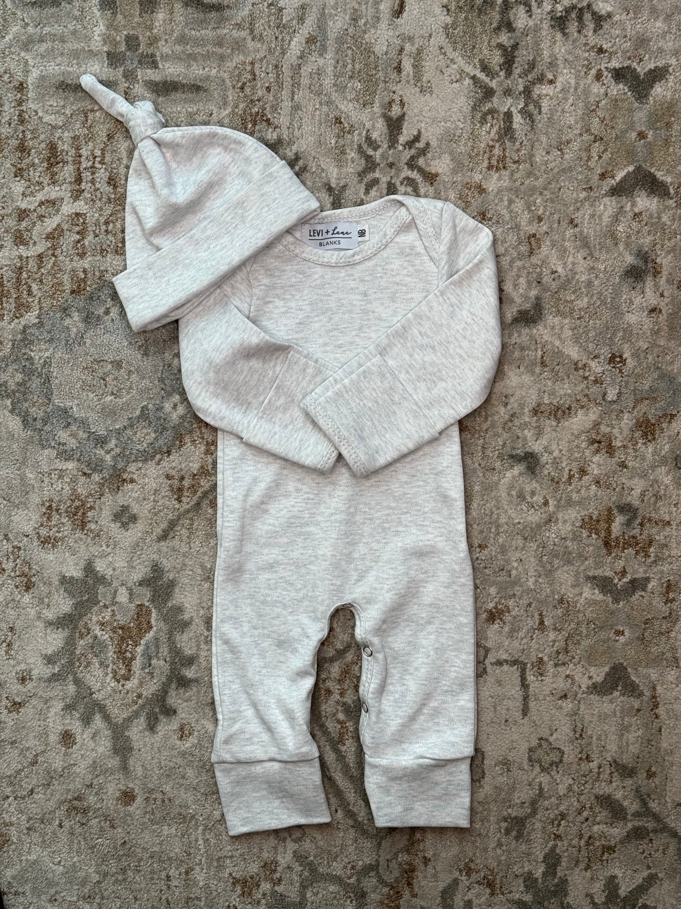 Newborn Infant romper with hat