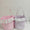 Gingham quilted Easter basket - INCLUDES NAME/MONOGRAM
