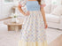 Floral patchwork dress