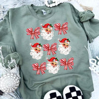 Green Santa sweatshirt - M
