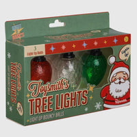 Holiday tree lights bouncy balls