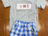 Smocked firework flag set